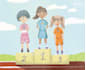 do cute childrens book illustration and cover