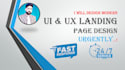 do creative web UI UX design , figma website design, landing page