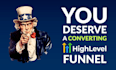 design high converting gohighlevel sales funnels and ghl automation