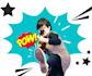 give your profile photo a superhero spin