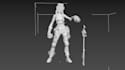 do rig 3d character in 3dsmax for unreal unity games animation blend shapes