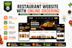 create a restaurant website with online ordering system