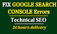 fix google search console errors and index coverage issue