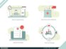 design custom illustrated icon set for your interface or app