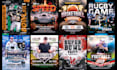 design professional sports, football, basketball, boxing, soccer flyer poster