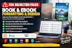fix error, modify, edit, resize, and format rejected cover and manuscript
