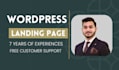 create a wordpress landing page design, sales funnels, or sales page