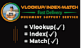 do advanced excel tasks using vlookup pivot sumifs countifs