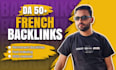 provide contextual french SEO backlinks service high da dofollow link building
