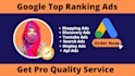 be your google ads, adwords PPC campaign, and optimization