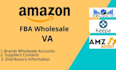 be your amazon wholesale fba virtual assistant