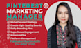 create high quality pinterest boards and pins as a manager