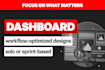 design a dashboard for clear data representation