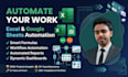 automate excel or google sheets with formulas and dashboards