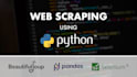 do web scraping and data mining on python