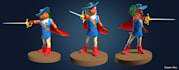 model a 3d cartoon character for you