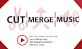 edit your videos , trim , cut , add background music