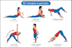 draw exercise, workout, yoga, medical, pose or etc manual guide illustrations
