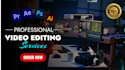 edit any envato element, slideshows , after effects work