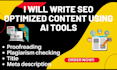 write SEO optimized content using ai tools