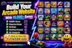 create a profitable arcade games website with 10k games