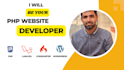 develop php website or will be your php developer