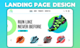 create responsive web landing page design, modern wordpress landing page