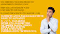 teach and solve projects online computer science up to master level