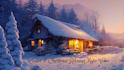 create HD winter and christmas relaxing music video for youtube