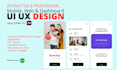 mobile app ui design, web app UI UX design, wireframe, prototype
