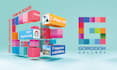 do a logo design in a modern 3d style