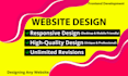 design or redesign custom responsive HTML CSS business website