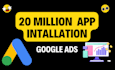 create an app install profitable campaign  with google ads