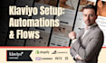 set up klaviyo automated flows that convert