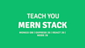 teach you react js node js mern stack development