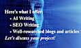 write top notch articles on ai and business development