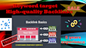 give high quality keyword target backlinks