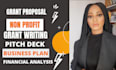 write a spectacular business plan, grant, grant proposal, 501c3 application