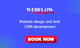 create webflow website design develop cms on webflow or landing page