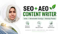 write SEO and a solar energy articles and blog posts