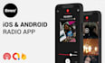 develop high quality ios and android radio app