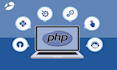 develop a website using PHP, laravel, codeigniter, yii, cakephp