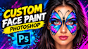 add custom face paint to your photo in photoshop