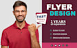create a top rated event flyer in 24 hours