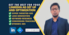 setup your company linkedin business page, ad campaign and post content