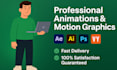create 2d animated custom or explainer video in 24 hrs