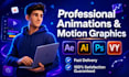 create 2d animated custom or explainer video in 24 hrs