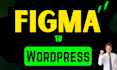 build figma design to responsive wordpress agency website or PSD UI to elementor