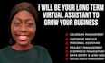 be your personal virtual assistant and administrative secretary