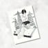 create black and white hand drawn ink  illustrations